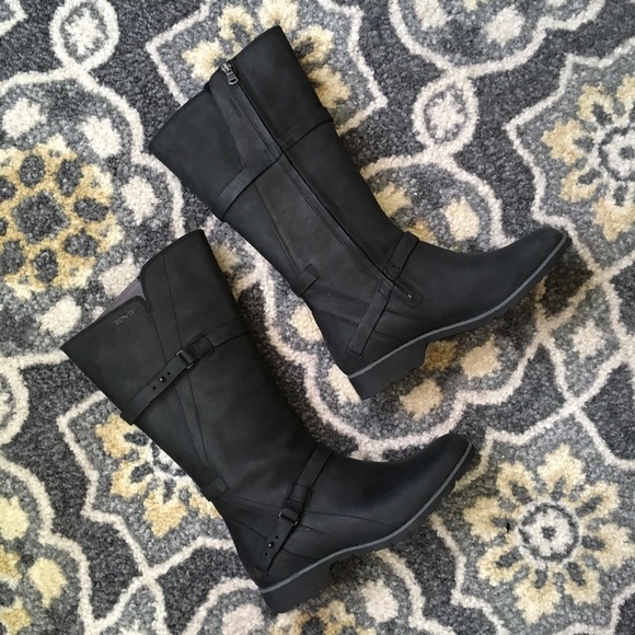 teva wide calf boots